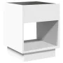 Mesa de centro con Infinity LED blanco 40x40x50 cm by , Coffee table - Ref: Foro24-847644, Price: 59,68 €, Discount: %