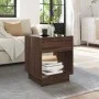 Mesa de centro con Infinity LED marrón roble 40x40x50 cm by , Coffee table - Ref: Foro24-847650, Price: 68,22 €, Discount: %