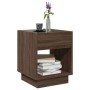 Mesa de centro con Infinity LED marrón roble 40x40x50 cm by , Coffee table - Ref: Foro24-847650, Price: 69,21 €, Discount: %