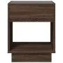 Mesa de centro con Infinity LED marrón roble 40x40x50 cm by , Coffee table - Ref: Foro24-847650, Price: 68,22 €, Discount: %