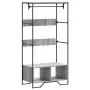 Grauer Sonoma-Ingenieurholzschrank 90x50x180 cm von , Kommoden-Organizer und Bar-Kleiderbügel - Ref: Foro24-848672, Preis: 10...