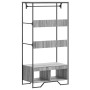 Grauer Sonoma-Ingenieurholzschrank 90x50x180 cm von , Kommoden-Organizer und Bar-Kleiderbügel - Ref: Foro24-848672, Preis: 11...