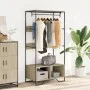 Armario de madera de ingeniería roble Sonoma 90x50x180 cm by , Dresser Organizers and Bar Hangers - Ref: Foro24-848670, Price...