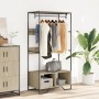 Ingenieurholzschrank Sonoma-Eiche 90x50x180 cm von , Kommoden-Organizer und Bar-Kleiderbügel - Ref: Foro24-848670, Preis: 108...