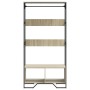 Ingenieurholzschrank Sonoma-Eiche 90x50x180 cm von , Kommoden-Organizer und Bar-Kleiderbügel - Ref: Foro24-848670, Preis: 108...