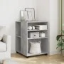 Mesa auxiliar ruedas madera ingeniería gris hormigón 55x60x78cm by , Filing cabinets - Ref: Foro24-853158, Price: 69,33 €, Di...
