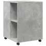 Mesa auxiliar ruedas madera ingeniería gris hormigón 55x60x78cm by , Filing cabinets - Ref: Foro24-853158, Price: 69,33 €, Di...