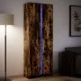 Sideboard mit LED-Beleuchtung, Eichenholz in Raucheiche-Optik, 74x32,5x200 cm. von , Sideboards - Ref: Foro24-3307895, Preis:...