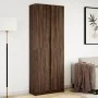 Aparador con LED madera ingeniería marrón roble 74x32,5x200 cm by , Sideboards - Ref: Foro24-3307897, Price: 165,30 €, Discou...