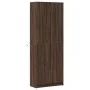 Aparador con LED madera ingeniería marrón roble 74x32,5x200 cm by , Sideboards - Ref: Foro24-3307897, Price: 165,30 €, Discou...
