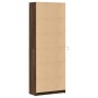 Aparador con LED madera ingeniería marrón roble 74x32,5x200 cm by , Sideboards - Ref: Foro24-3307897, Price: 167,54 €, Discou...