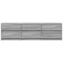 Mueble de TV con LED madera ingeniería gris Sonoma 180x34x50 cm by , TV Furniture - Ref: Foro24-3307931, Price: 176,59 €, Dis...