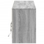 Mueble de TV con LED madera ingeniería gris Sonoma 180x34x50 cm de , Muebles TV - Ref: Foro24-3307931, Precio: 177,95 €