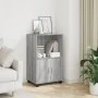 Armario con ruedas madera de ingeniería gris Sonoma 55x40x91 cm by , Sideboards - Ref: Foro24-853187, Price: 65,30 €, Discoun...