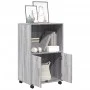 Armario con ruedas madera de ingeniería gris Sonoma 55x40x91 cm by , Sideboards - Ref: Foro24-853187, Price: 65,30 €, Discoun...