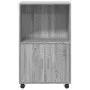 Rollschrank aus grauem Sonoma-Ingenieurholz 55x40x91 cm von , Sideboards - Ref: Foro24-853187, Preis: 65,30 €, Rabatt: %