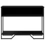 Schwarzer Konsolentisch aus Ingenieurholz, 100x35x74,5 cm. von , Seitentische - Ref: Foro24-848529, Preis: 53,12 €, Rabatt: %