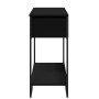 Mesa consola madera de ingeniería negra 100x35x74,5 cm by , Side tables - Ref: Foro24-848529, Price: 53,78 €, Discount: %