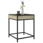 Mesa de centro con Infinity LED roble Sonoma 40x40x51 cm by , Coffee table - Ref: Foro24-847673, Price: 58,52 €, Discount: %