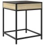 Mesa de centro con Infinity LED roble Sonoma 40x40x51 cm by , Coffee table - Ref: Foro24-847673, Price: 59,31 €, Discount: %