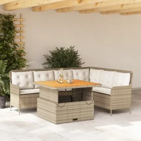 Set de sofás de jardín 2 pzas y cojines ratán sintético marrón de , Conjuntos de jardín - Ref: Foro24-3262086, Precio: 568,63...