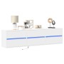 Wand-TV-Möbel mit weißem LED-Licht 180x31x45 cm von , TV-Möbel - Ref: Foro24-3307933, Preis: 147,50 €, Rabatt: %