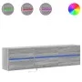 Mueble de TV de pared con LED gris Sonoma 180x31x45 cm by , TV Furniture - Ref: Foro24-3307938, Price: 158,89 €, Discount: %