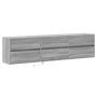 TV-Wandmöbel mit LED in Sonoma-Grau 180x31x45 cm von , TV-Möbel - Ref: Foro24-3307938, Preis: 161,38 €, Rabatt: %