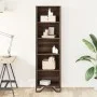 Estantería madera de ingeniería marrón roble 50x31x169 cm de , Librerías y estanterías - Ref: Foro24-848618, Precio: 70,64 €,...