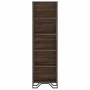 Estantería madera de ingeniería marrón roble 50x31x169 cm de , Librerías y estanterías - Ref: Foro24-848618, Precio: 70,64 €,...