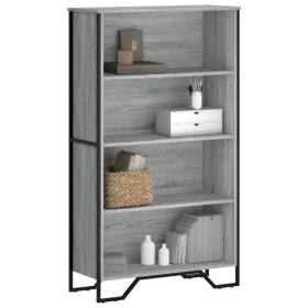 Estantería madera de ingeniería gris Sonoma 80x31x137,5 cm by , Bookcases and shelves - Ref: Foro24-848632, Price: 74,09 €, D...