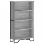 Estantería madera de ingeniería gris Sonoma 80x31x137,5 cm von , Bücherregale und Regale - Ref: Foro24-848632, Preis: 74,98 €...