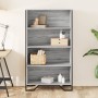 Estantería madera de ingeniería gris Sonoma 80x31x137,5 cm von , Bücherregale und Regale - Ref: Foro24-848632, Preis: 74,98 €...