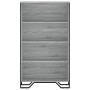 Estantería madera de ingeniería gris Sonoma 80x31x137,5 cm von , Bücherregale und Regale - Ref: Foro24-848632, Preis: 74,98 €...