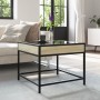 Mesa de centro con Infinity LED roble Sonoma 50x50x41 cm de , Mesas de centro - Ref: Foro24-847678, Precio: 67,75 €, Descuent...