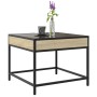 Mesa de centro con Infinity LED roble Sonoma 50x50x41 cm de , Mesas de centro - Ref: Foro24-847678, Precio: 67,75 €, Descuent...