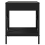Mesita de noche con Infinity LED negra 40x40x49 cm by , Coffee table - Ref: Foro24-847692, Price: 69,31 €, Discount: %