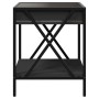 Mesita de noche con Infinity LED negra 40x40x49 cm by , Coffee table - Ref: Foro24-847692, Price: 69,31 €, Discount: %