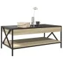 Mesa de centro con Infinity LED roble Sonoma 90x50x38 cm by , Coffee table - Ref: Foro24-847708, Price: 99,70 €, Discount: %