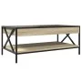 Mesa de centro con Infinity LED roble Sonoma 90x50x38 cm by , Coffee table - Ref: Foro24-847708, Price: 99,70 €, Discount: %