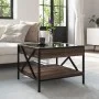 Mesa de centro con Infinity LED marrón roble 50x50x38 cm by , Coffee table - Ref: Foro24-847701, Price: 75,00 €, Discount: %