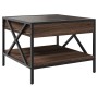 Mesa de centro con Infinity LED marrón roble 50x50x38 cm von , Couchtisch - Ref: Foro24-847701, Preis: 75,98 €, Rabatt: %