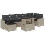Set de sofás de jardín 8 pzas y cojines ratán sintético gris by , Garden sets - Ref: Foro24-3267432, Price: 584,66 €, Discoun...