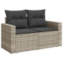 Set de sofás de jardín 11 pzas y cojines ratán sintético gris by , Garden sets - Ref: Foro24-3267542, Price: 863,21 €, Discou...