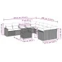 Set de sofás de jardín 11 pzas y cojines ratán sintético gris by , Garden sets - Ref: Foro24-3267542, Price: 848,21 €, Discou...