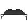 Gartenliege aus schwarzem Stoff von vidaXL, Betten im Freien - Ref: Foro24-313529, Preis: 105,45 €, Rabatt: %