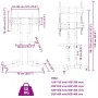 Soporte TV con ruedas pantalla 32-70'' Max VESA 600x400mm 50kg by , Monitor and TV stands - Ref: Foro24-379577, Price: 82,86 ...