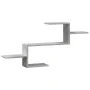 Estante de pared madera ingeniería gris hormigón 104x15x49 cm de , Estantes y estanterías - Ref: Foro24-853203, Precio: 29,10...