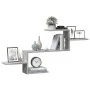 Estante de pared madera ingeniería gris hormigón 104x15x49 cm de , Estantes y estanterías - Ref: Foro24-853203, Precio: 29,10...