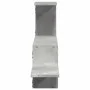 Estante de pared madera ingeniería gris hormigón 104x15x49 cm de , Estantes y estanterías - Ref: Foro24-853203, Precio: 29,10...